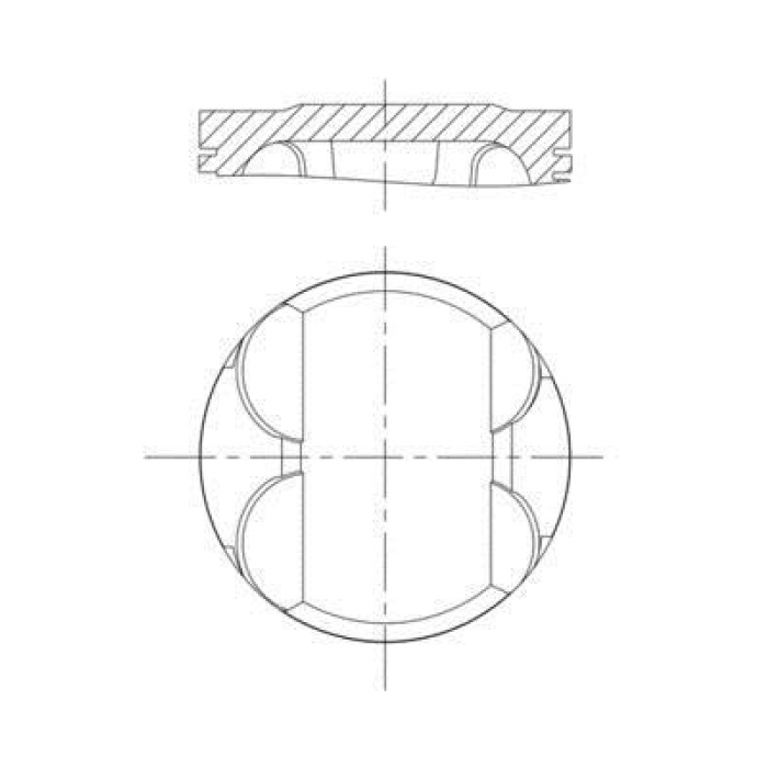 PİSTON+SEGMAN 80 MM M52